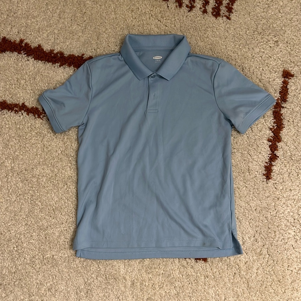 Boy’s blue polo